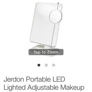 Jerdon lighted makeup mirror